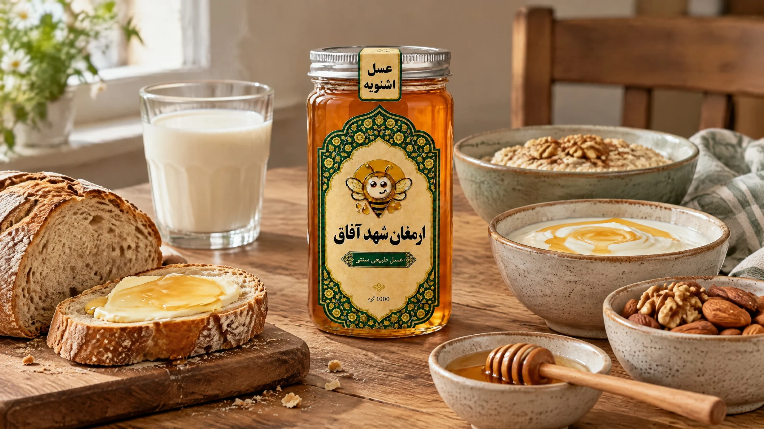 عسل اشنویه را با چه خوراکی‌هایی مصرف کنیم؟